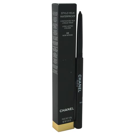 chanel stylo yeux waterproof 88 noir intense|stylo yeux waterproof.